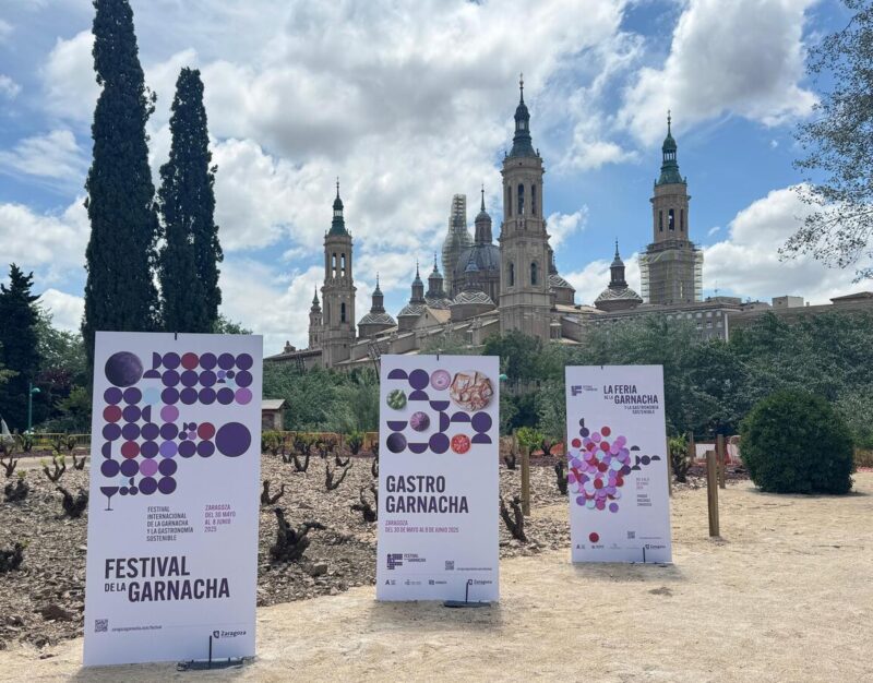 El Festival Internacional de la Garnacha reunirá a 21 bodegas en Zaragoza en junio: descubre la programación