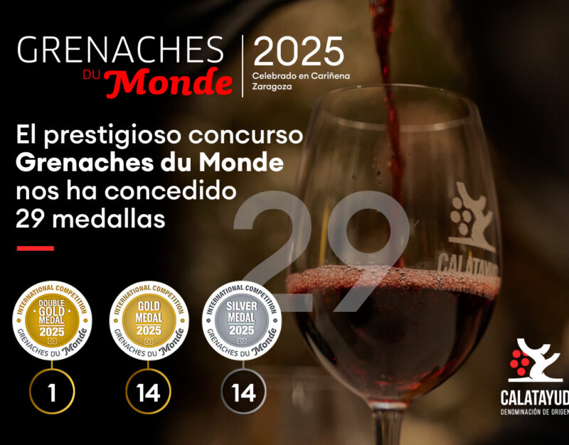 LA D.O. ACUMULA 29 MEDALLAS EN EL CONCURSO INTERNACIONAL GARNACHAS DEL MUNDO CELEBRADO EN CARIÑENA
